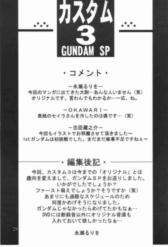 カスタム 3 GUNDAM SP 28ページ