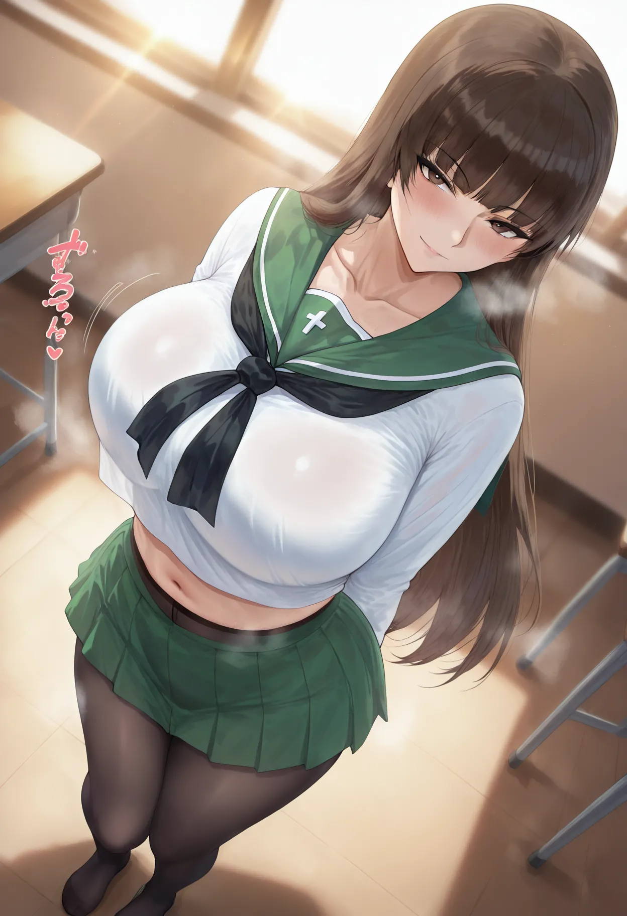 (人妻系列)Shiho Nishizumi:西住志穗 3ページ