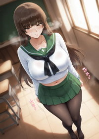 (人妻系列)Shiho Nishizumi:西住志穗