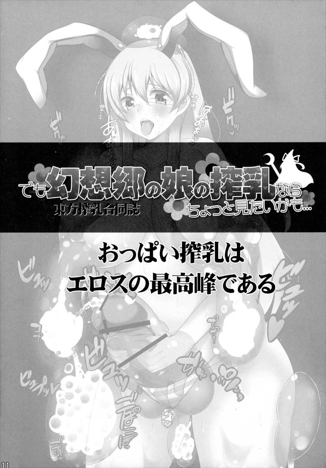 東方搾乳合同誌 でも幻想郷の娘の搾乳ならちょっと見たいかも… 10ページ