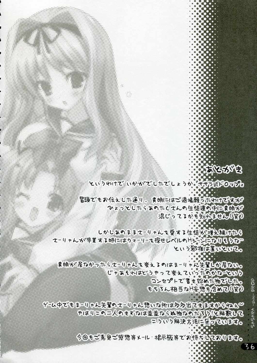 ササラ式ドロップ 37ページ