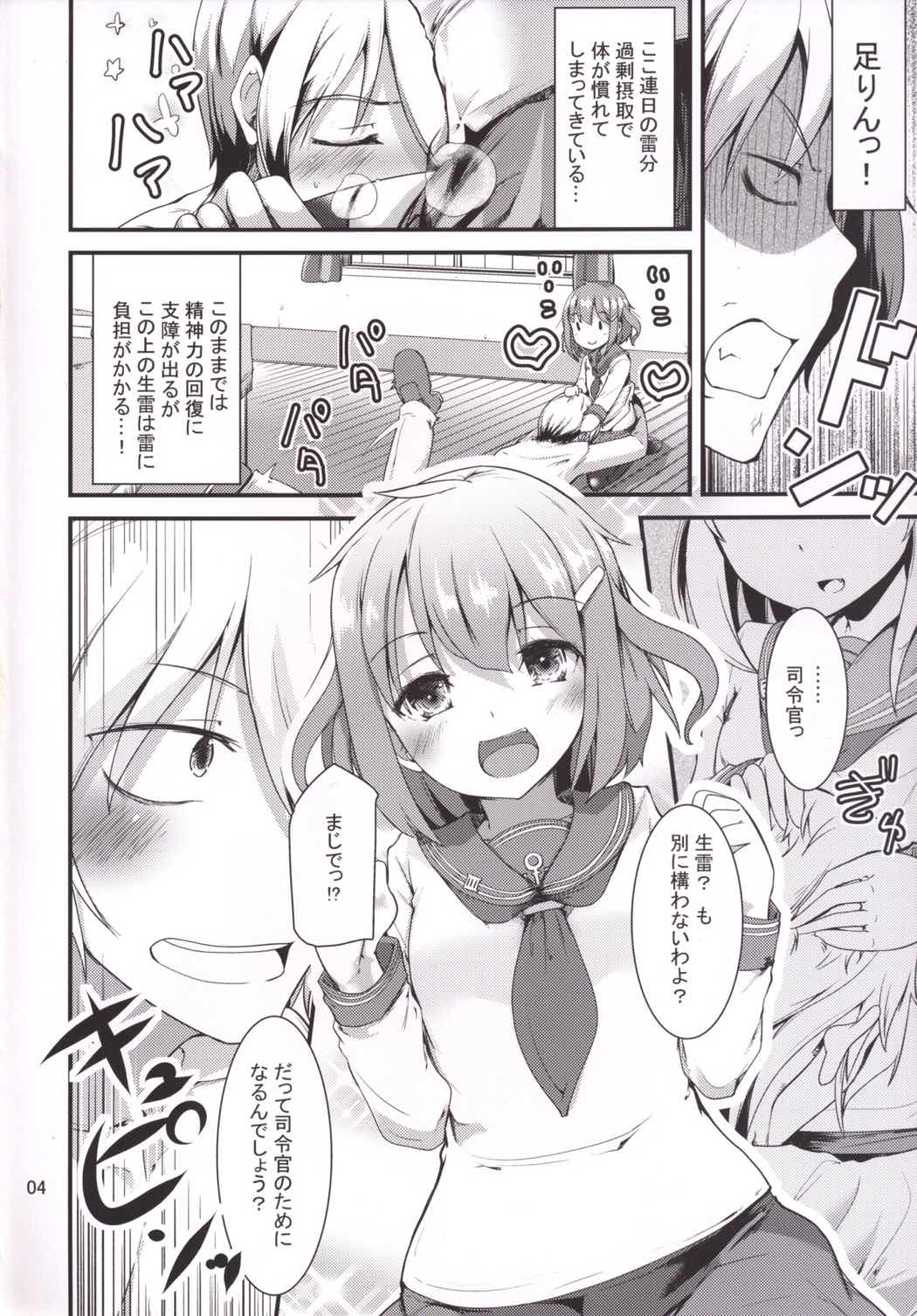 秘書艦の雷ちゃん 3ページ