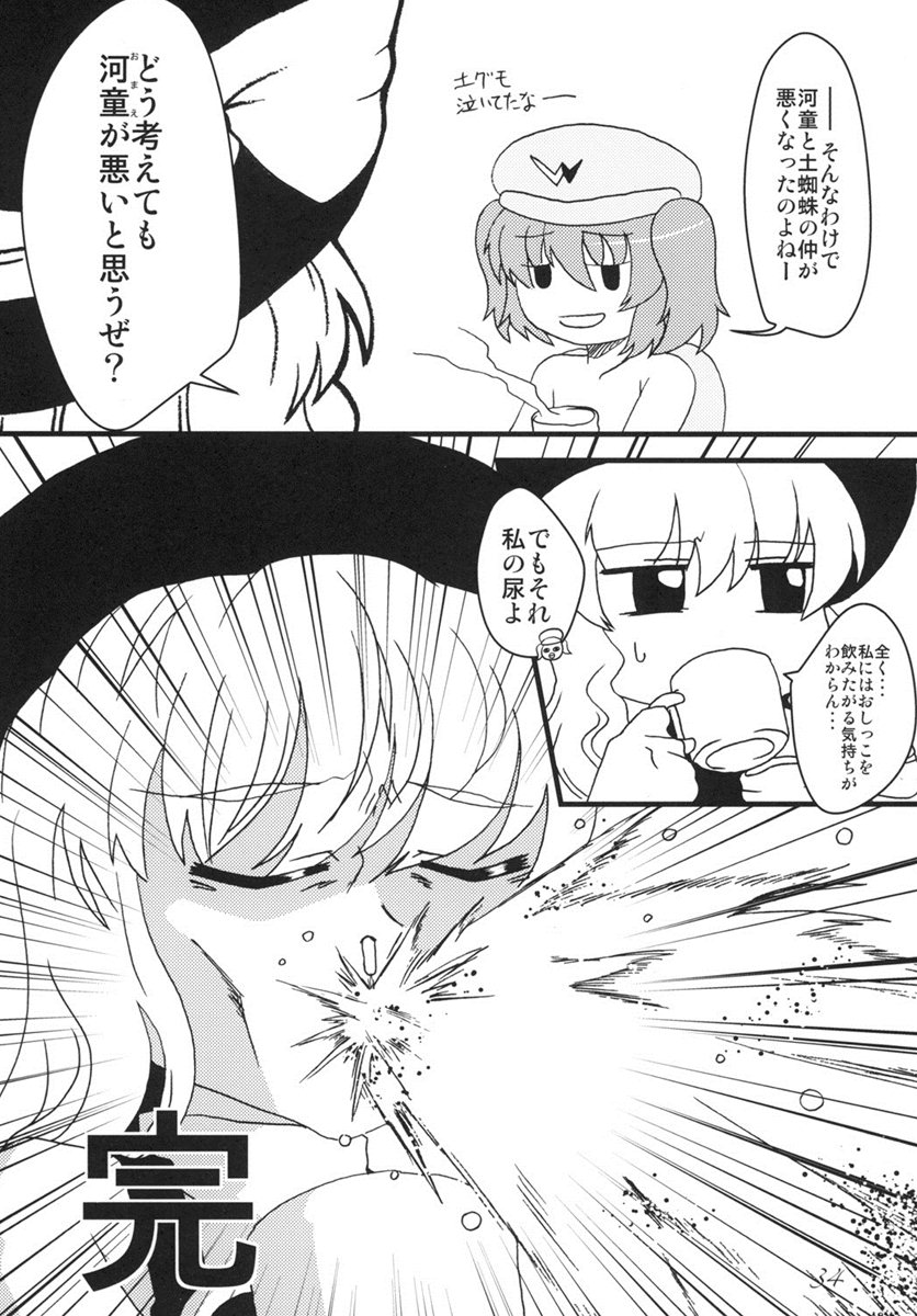 東方の尿の合同です。 ～二度目の失敗～ 35ページ