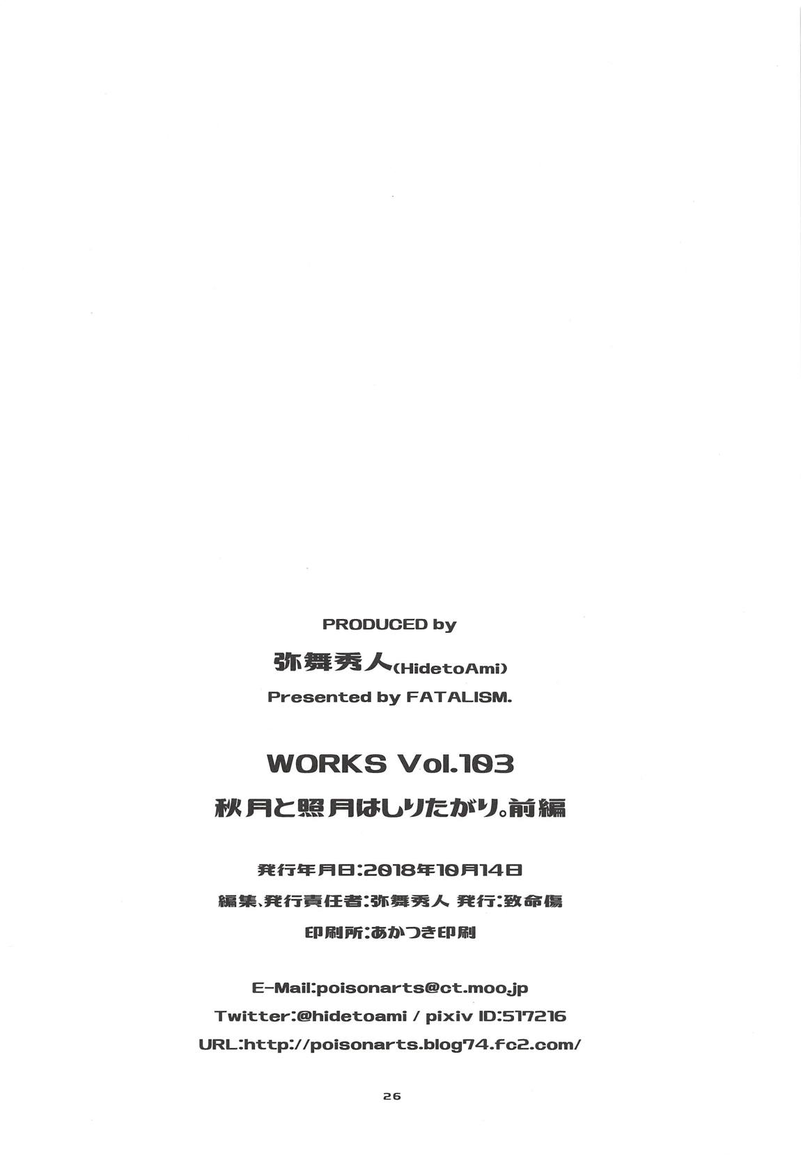 秋月と照月はしりたがり。前編 25ページ