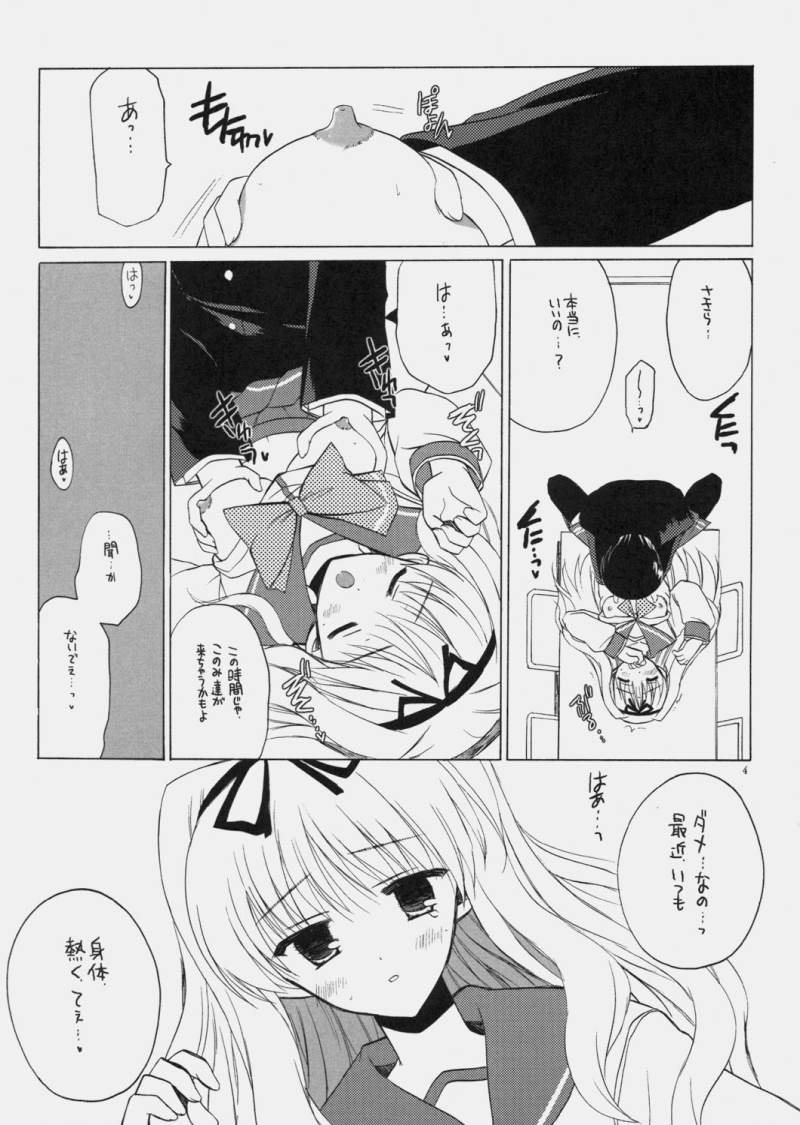 ささらとまーりゃんのあれ 3ページ