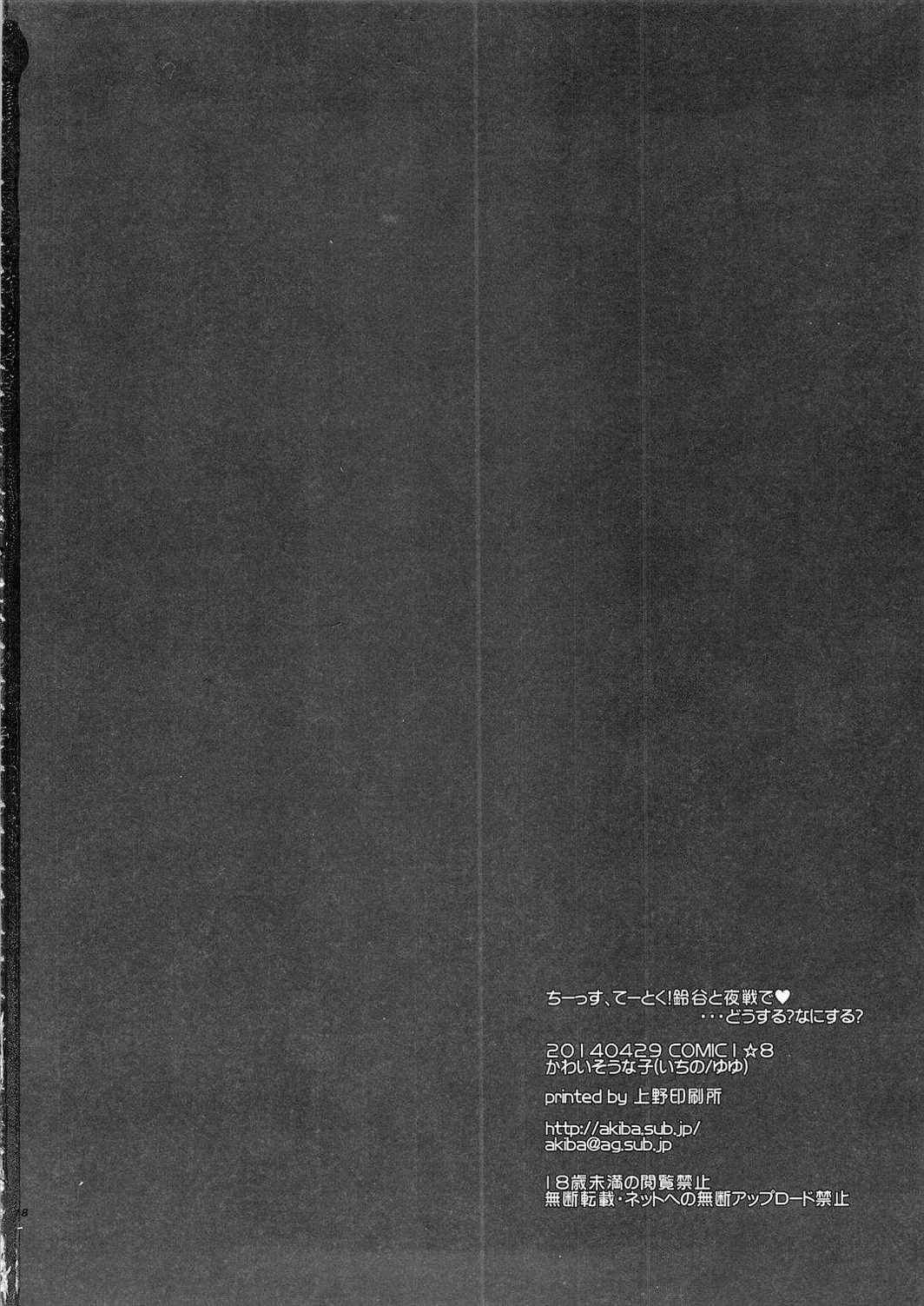 ちーっす、てーとく!鈴谷と夜戦で …どうする？何する？ 17ページ