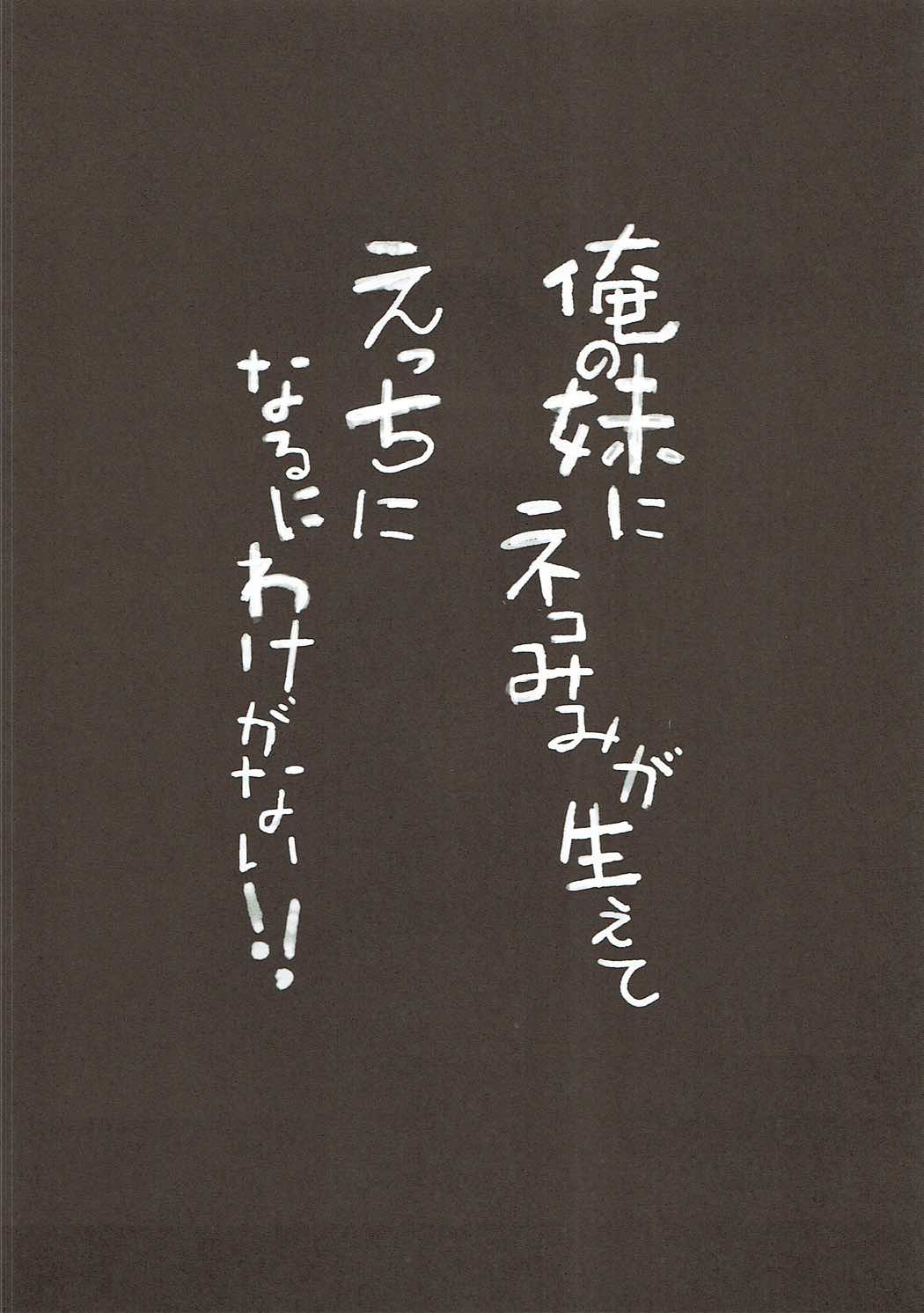 俺の妹にネコみみが生えてえっちになるにわけがない!! 3ページ