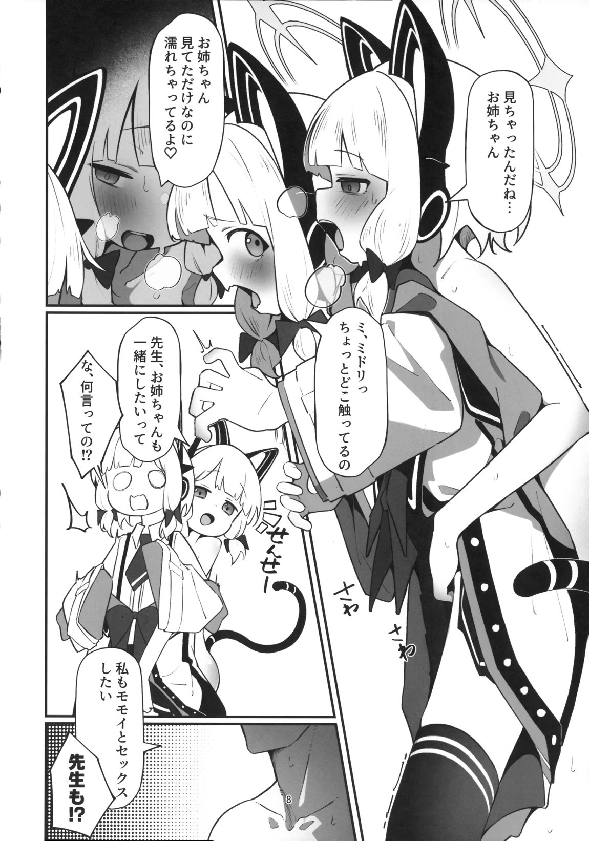 モモイ×ミドリとセックスする本 7ページ
