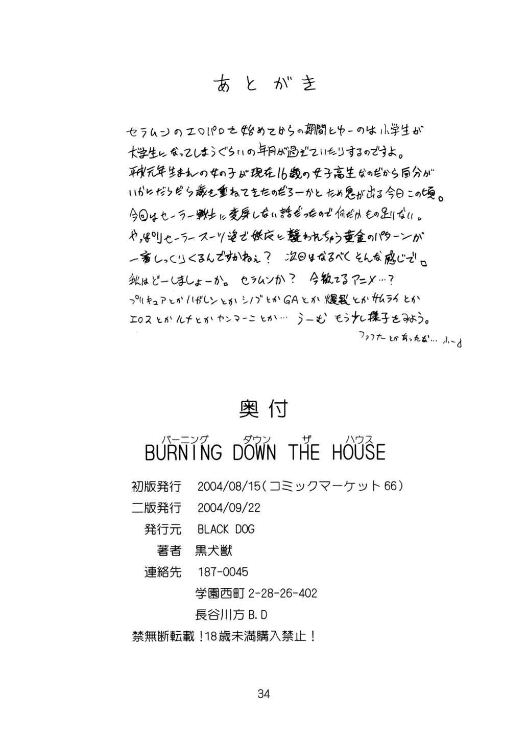 バーニングダウンザハウス ~ Burning Down the House 33ページ