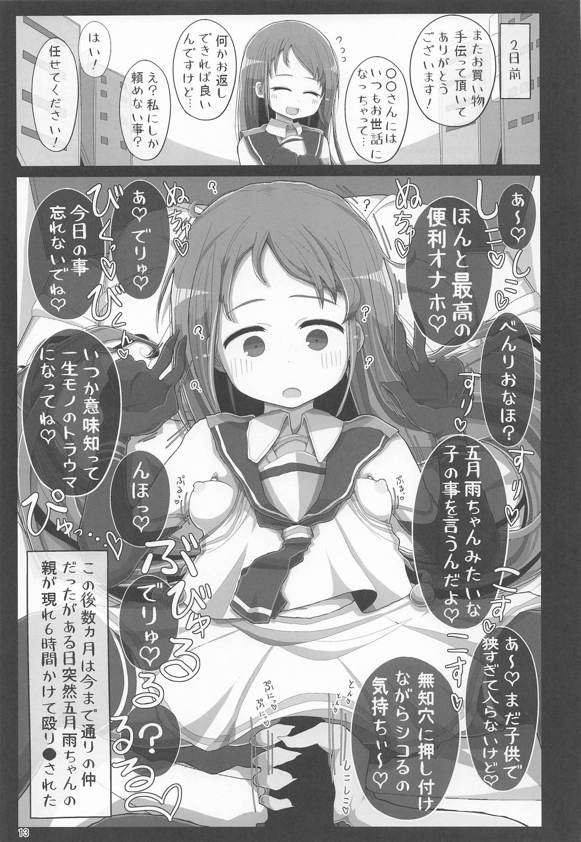 童貞くんが艦娘と初体験でこんなえっちしたら一生性癖おかしくなっちゃうダメなえっちしちゃう本 12ページ