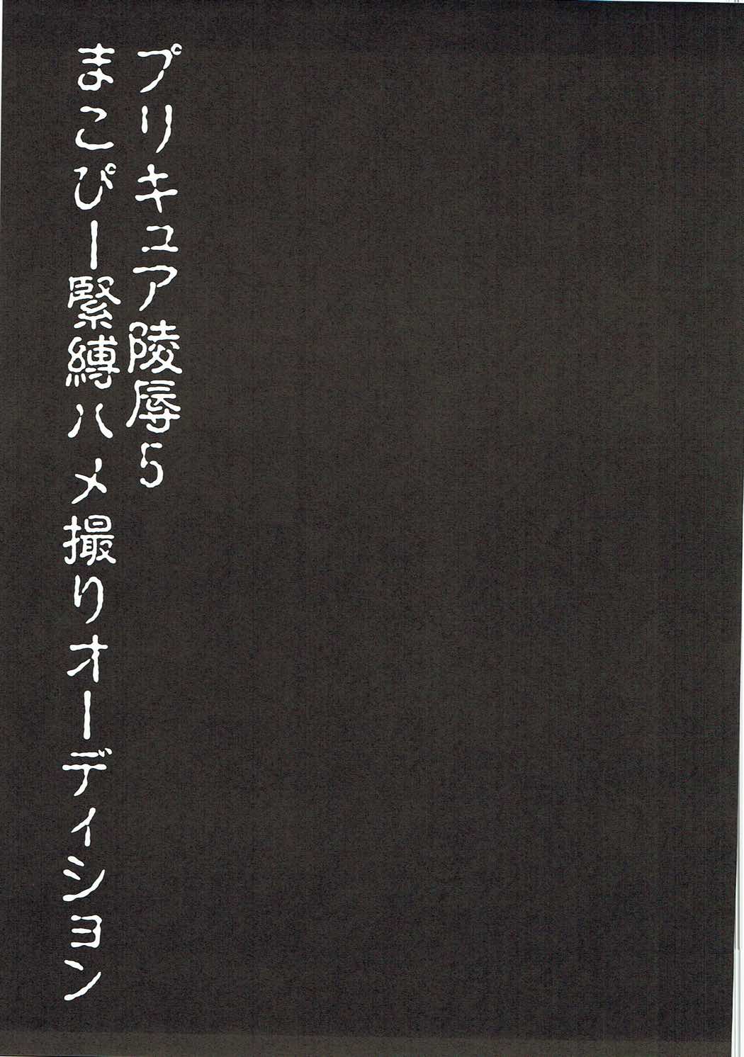 プリキュア陵辱5 まこぴー緊縛ハメ撮りオーディション 2ページ