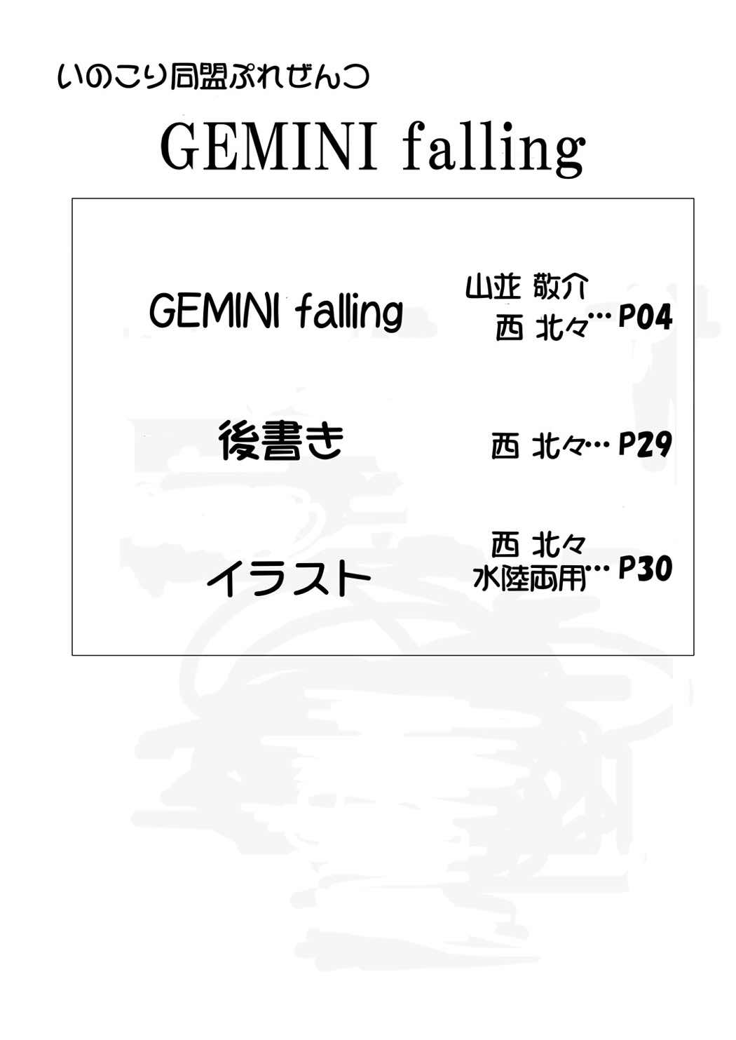 GEMINI falling 3ページ