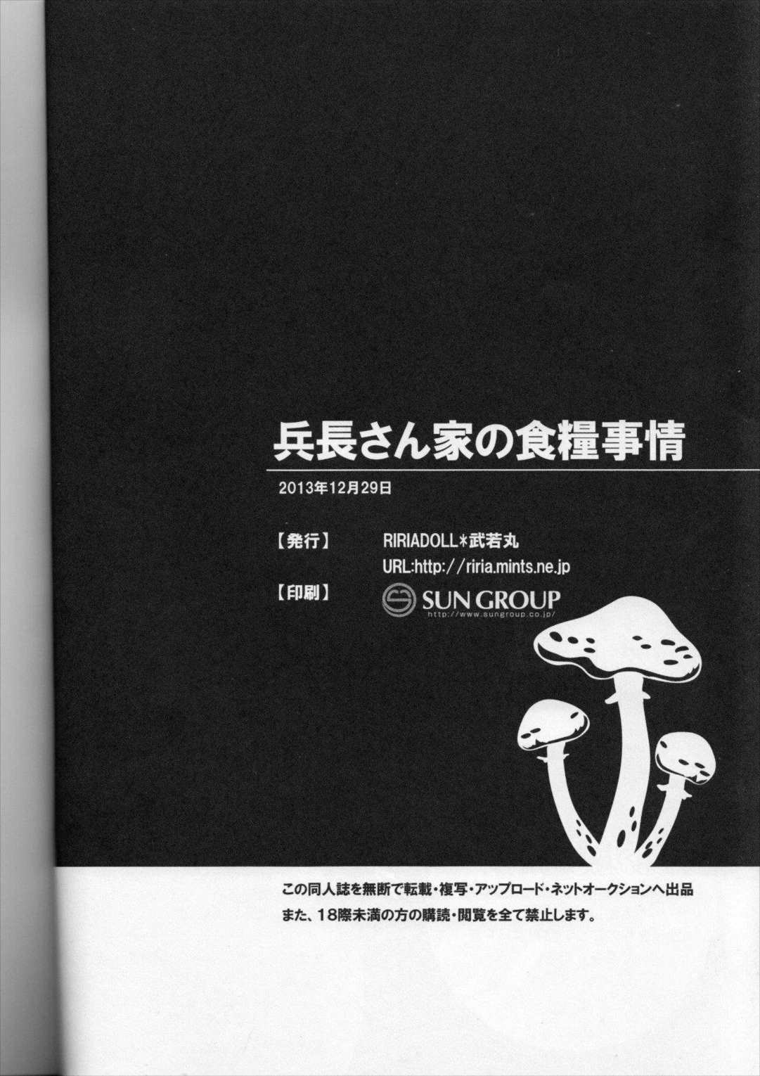 兵長さん家の食糧事情 17ページ