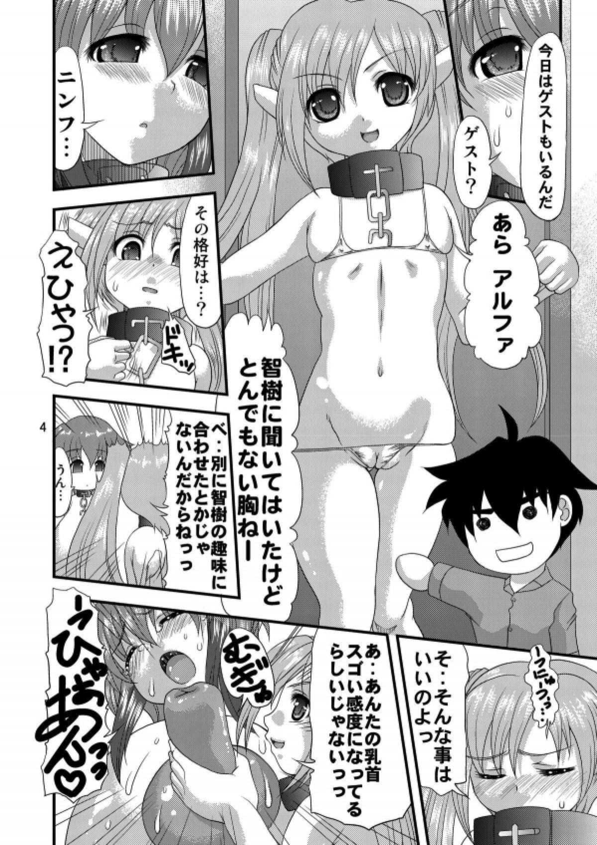 乳と尻とのせめぎあい 3ページ