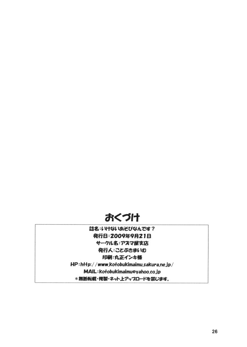 いけないあそびなんです？ 25ページ