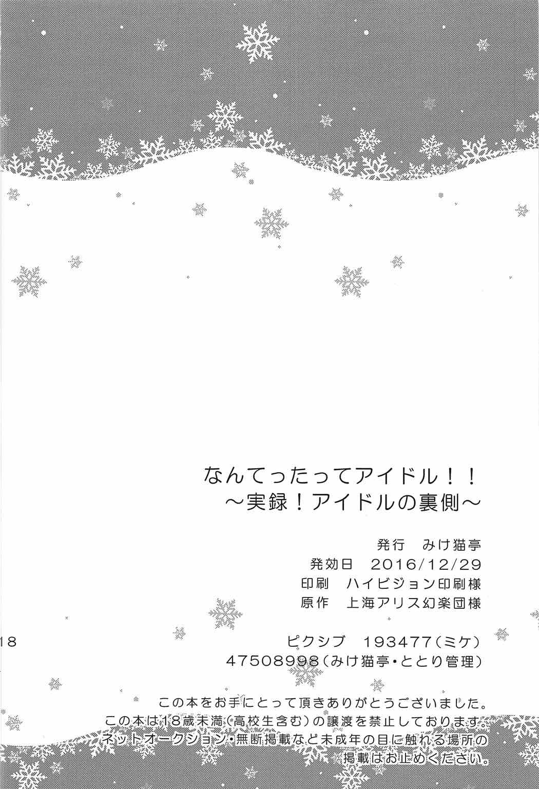 なんてったってアイドル～実録！アイドルの裏側～ 17ページ