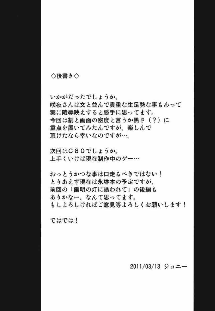 十六夜咲夜の眠れない夜 21ページ