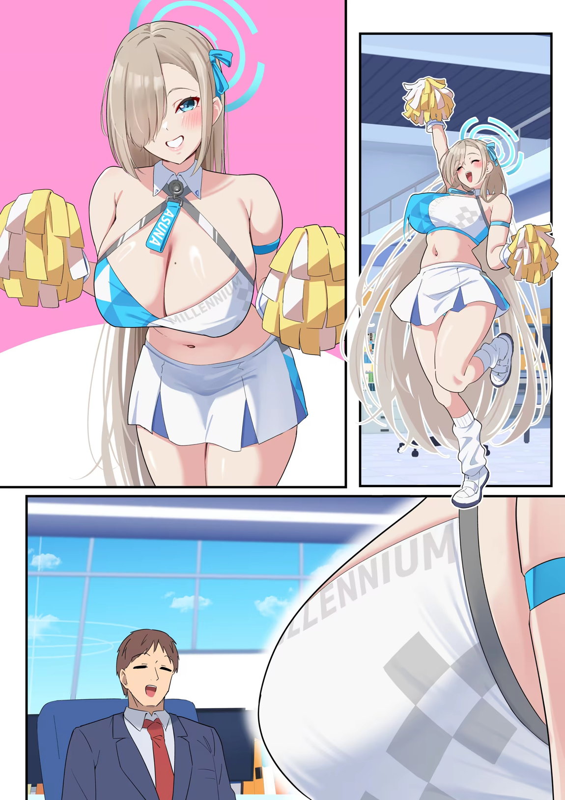 僕のむちむち爆乳生徒たちの本当の姿 55ページ