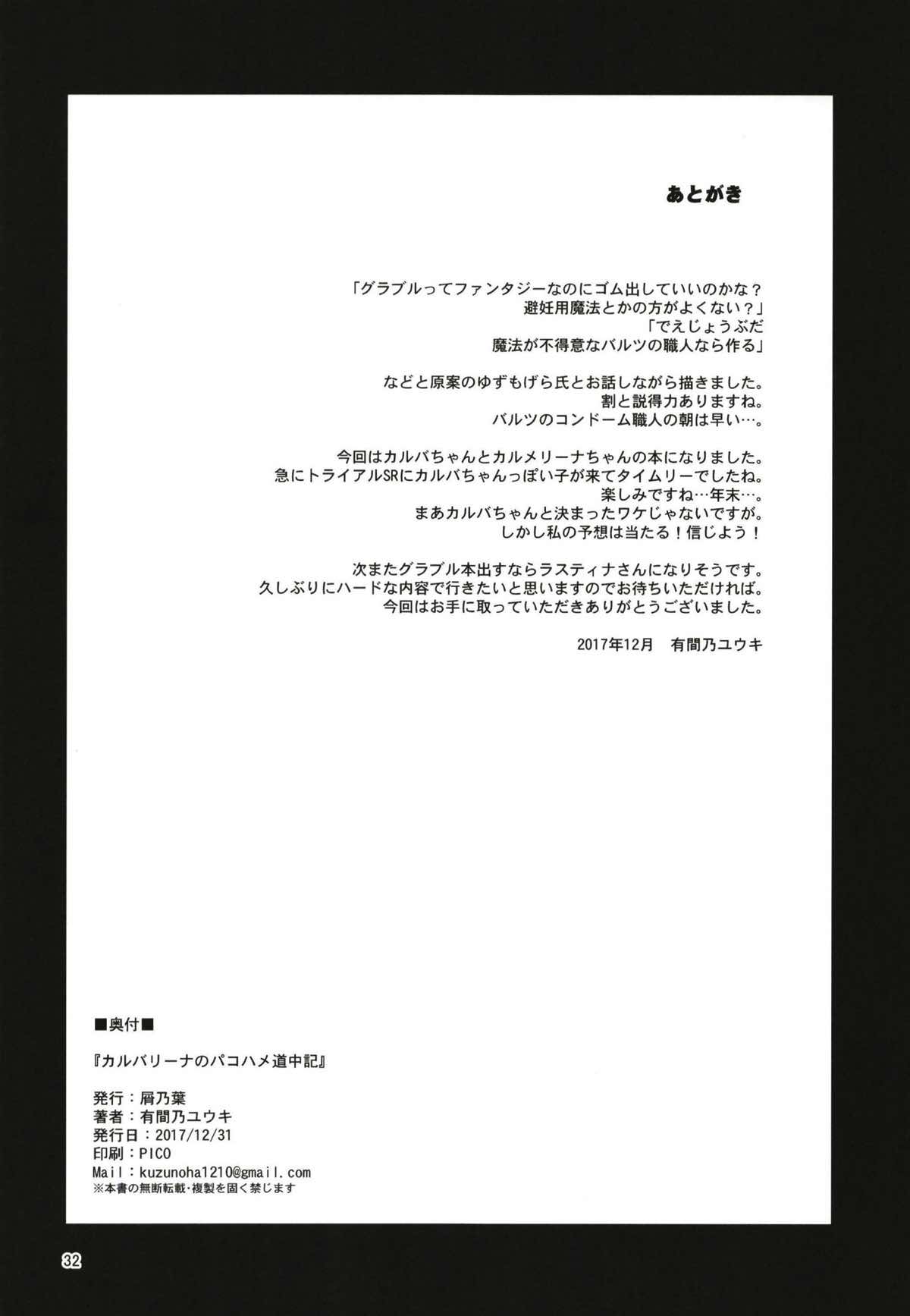 カルバリーナのパコハメ道中記 31ページ