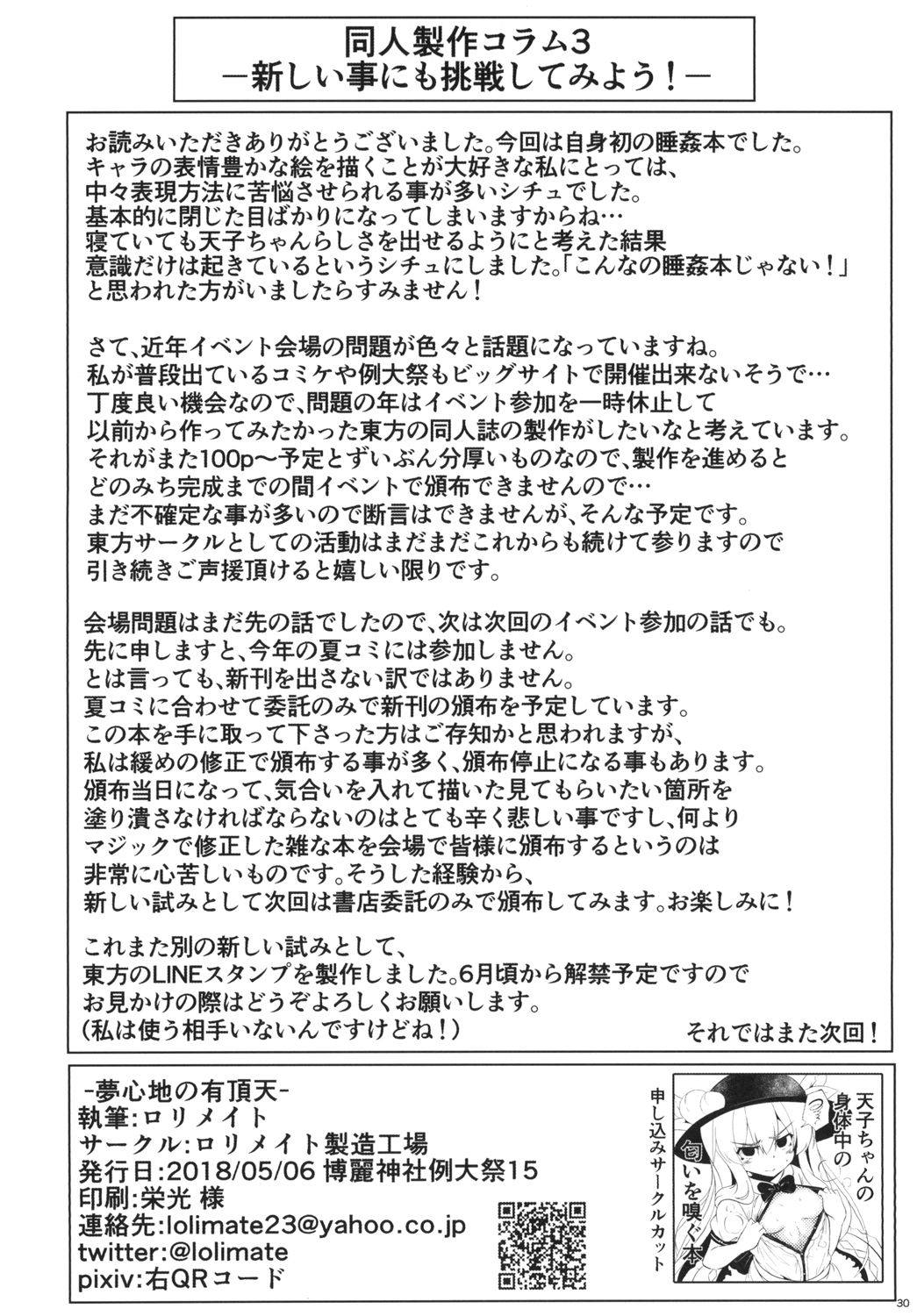 夢心地の有頂天 28ページ