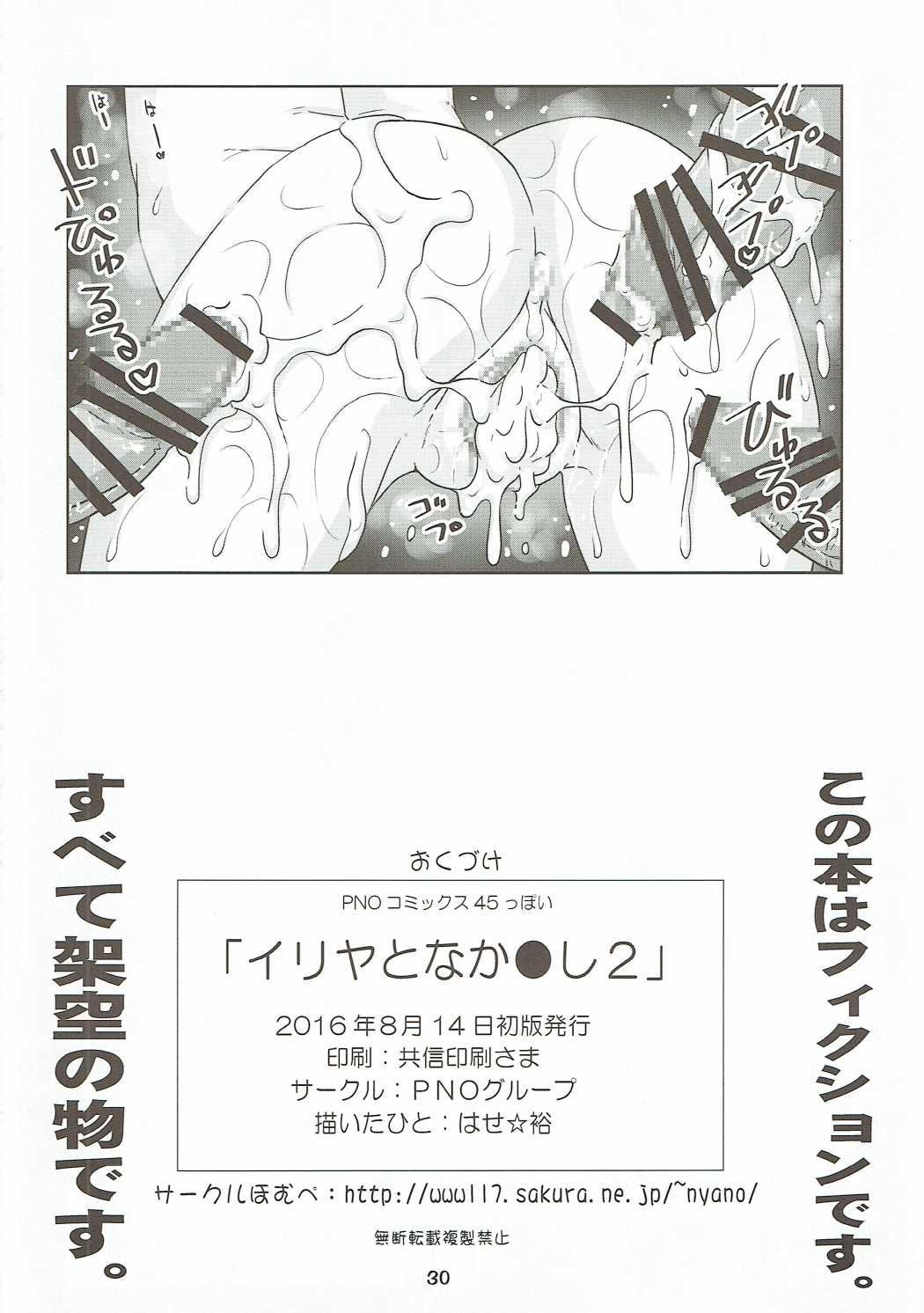 イリヤとなか●し2 29ページ