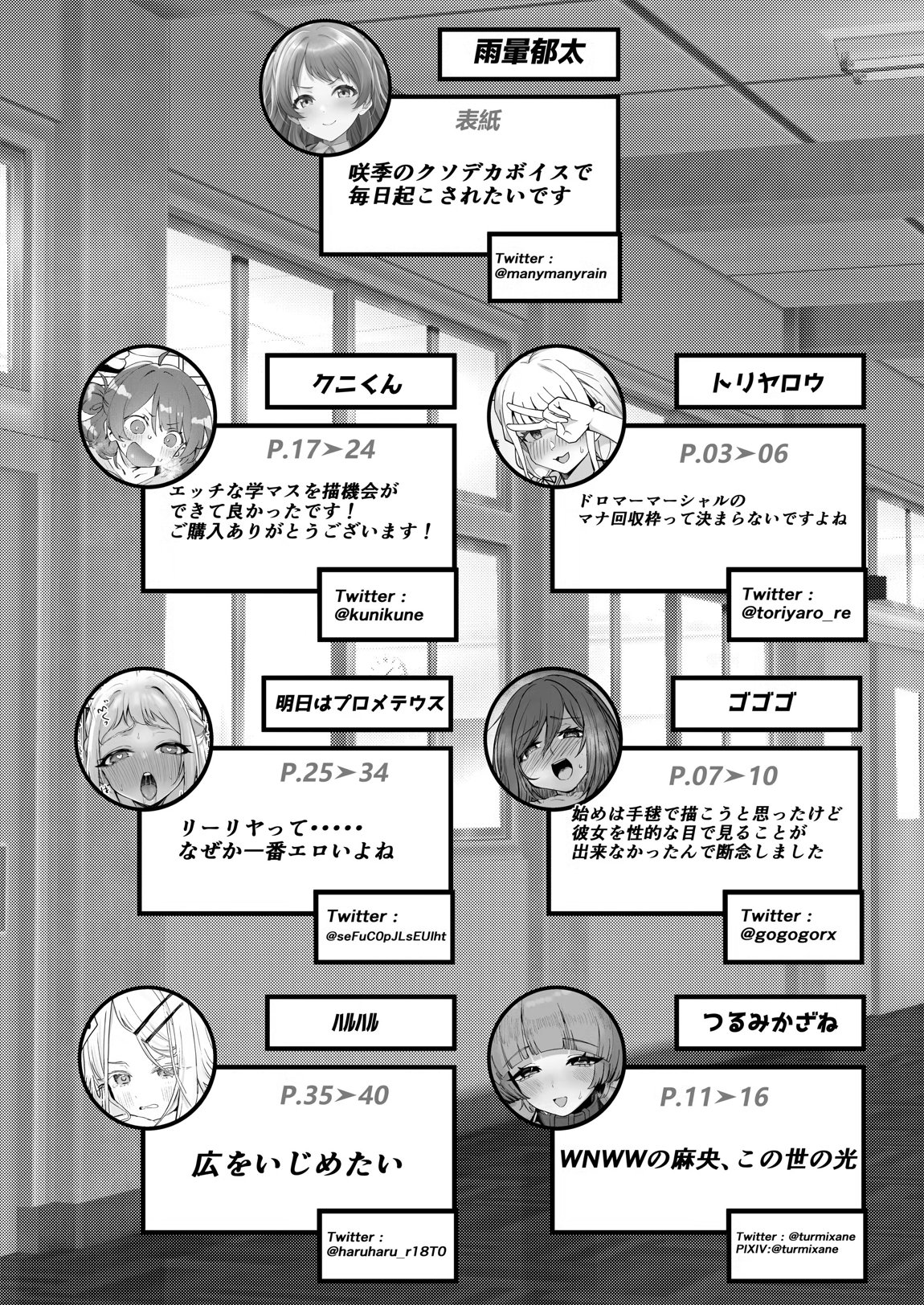 学マスドスケベ合同誌『学園イキスギマスター』 84ページ