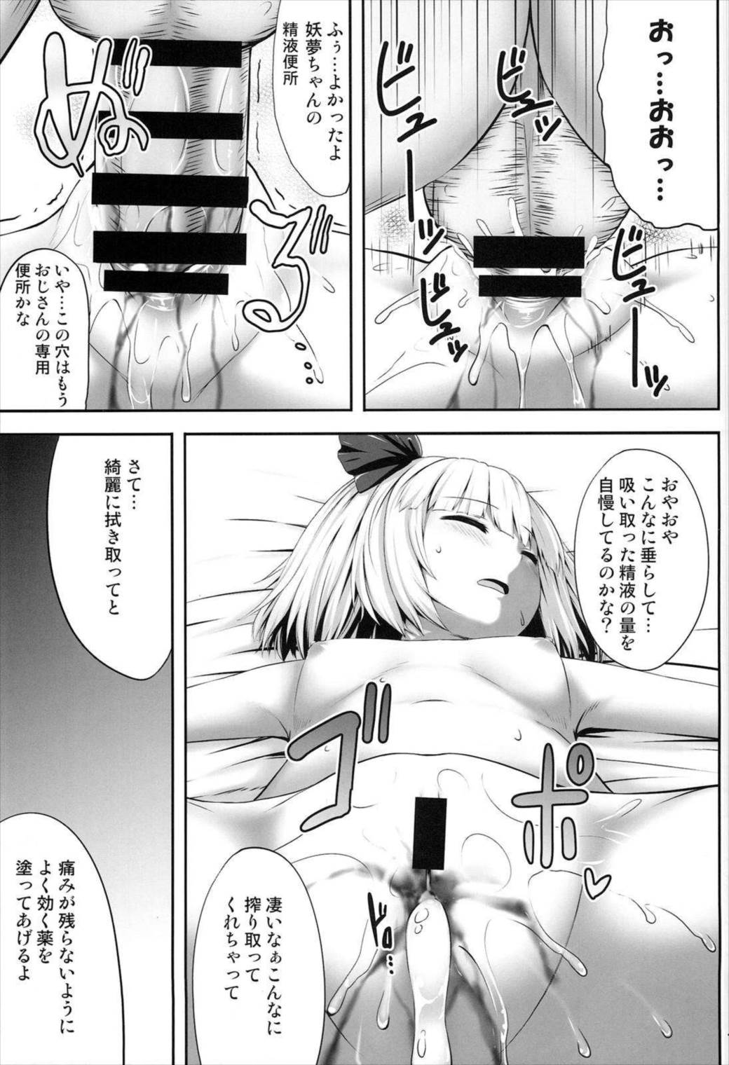 妖夢々 〜魂魄妖夢睡眠姦〜 11ページ