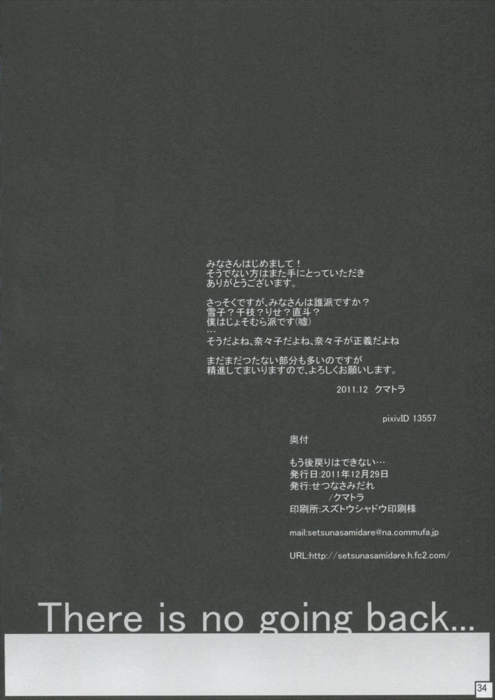 もう後戻りはできない… 33ページ