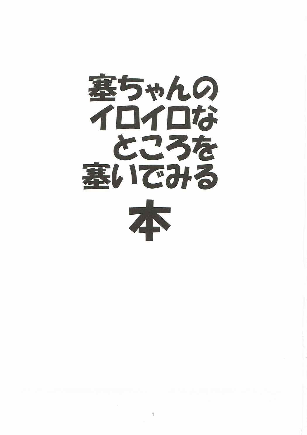 塞ちゃんのイロイロなところを塞いでみる本 2ページ