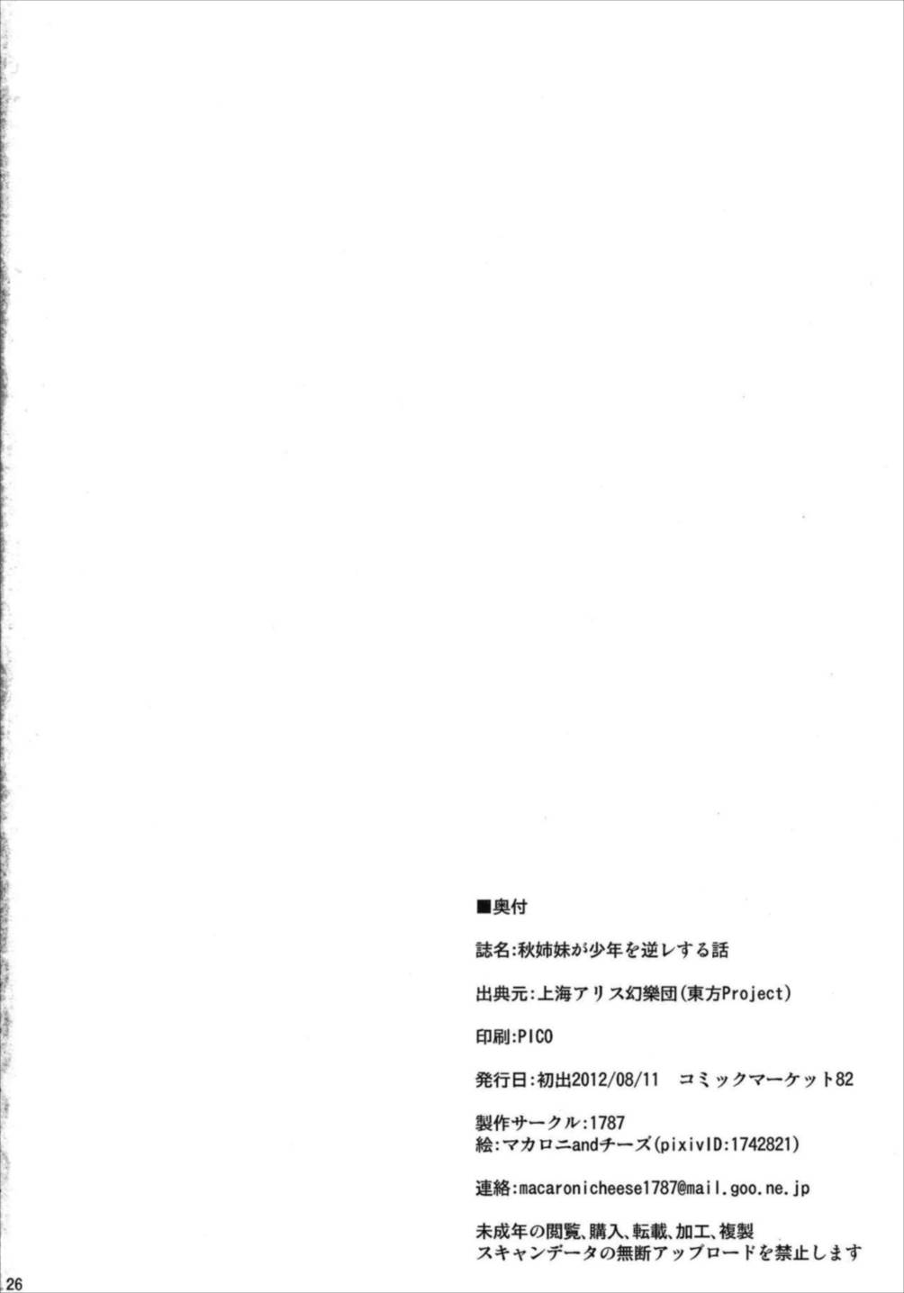 秋姉妹が少年を逆レする話 25ページ