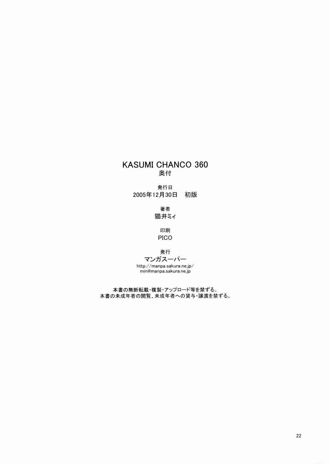 KASUMI CHANCO 360 21ページ