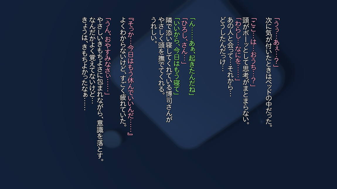 部下が自慢していた嫁を夫のためと勘違いさせて調教してあげた話 ～オモテ～ 54ページ