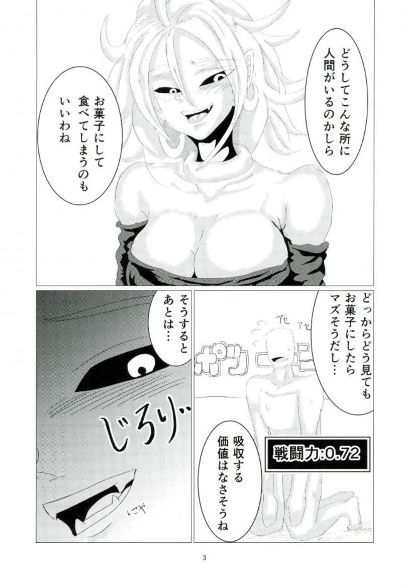 人造人間21号ちゃんとエッチする本 2ページ