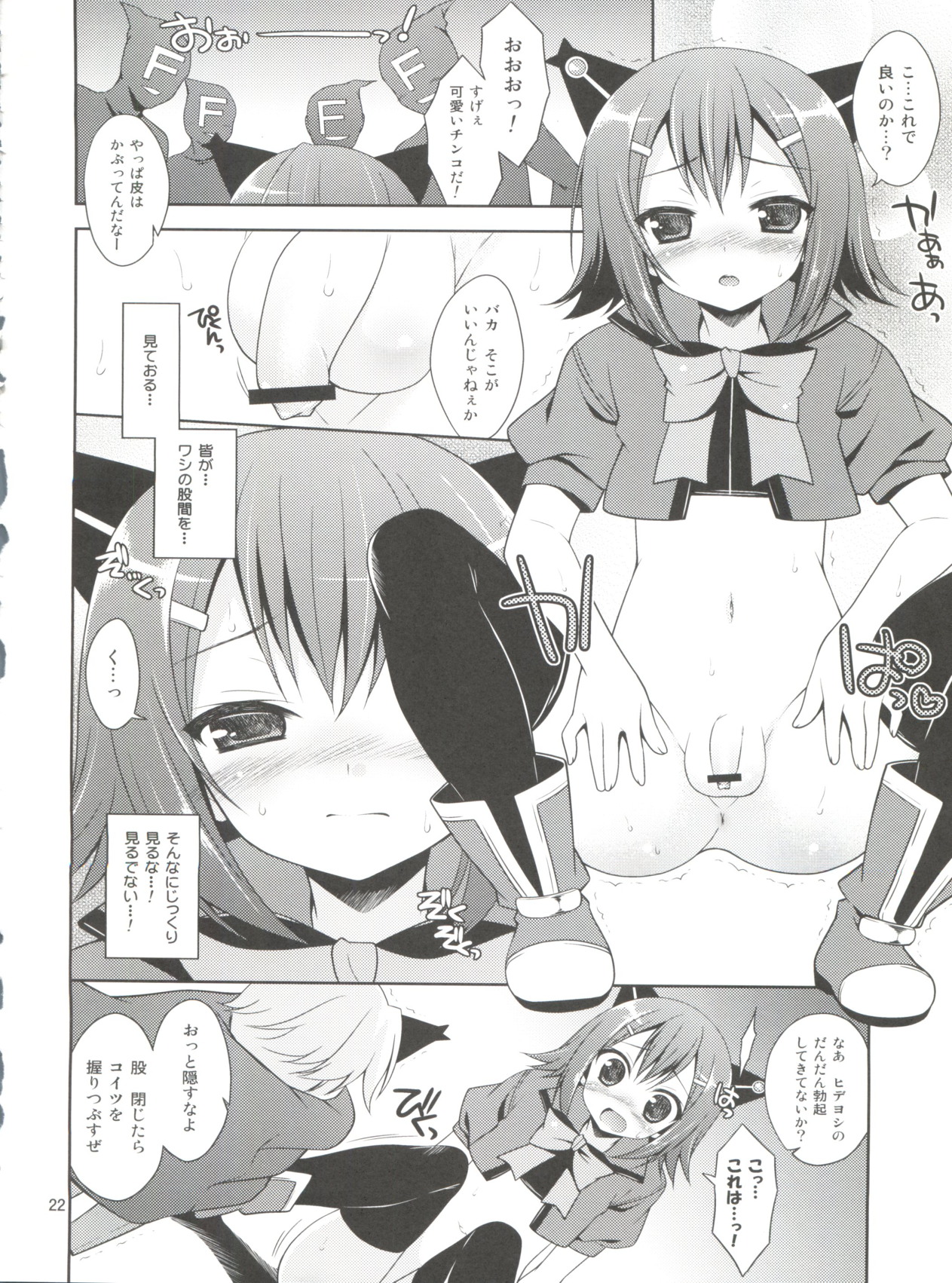 大好きな秀吉のHも描き下ろしちゃうおませなワシとお主の再録 24ページ